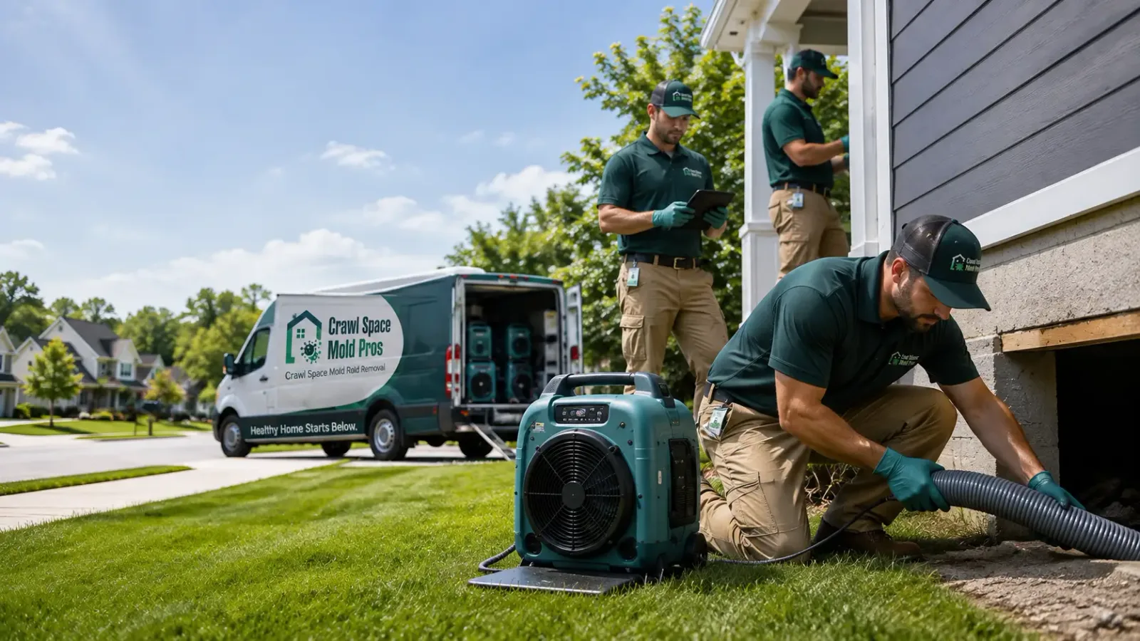 Crawl Space Mold Removal in Randolph, KS